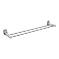 thumbnail image 5 of BOANN Solid Stainless Steel 24 Inch Towel Bar with Polished Chrome Finish NICKEL Brushed, Nickel Finish, 5 of 5