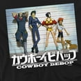 thumbnail image 2 of Cowboy Bebop Crew Line-Up Women's T Shirt, Black, Medium, 2 of 4