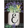 thumbnail image 3 of Briarwood Lane Farmhouse Monogram Letter E Garden Flag, 3 of 4