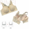 thumbnail image 6 of BIMEI Women Mastectomy Bra Breast Prosthesis with Pockets Wirefree Comfort Everyday Bra H24,Beige,38A/B/C, 6 of 7