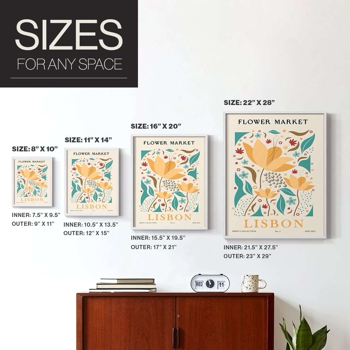 Matisse XL Framed Print - Solid Wood