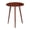 Walnut, variant on MH London Konak Solid Mango Wood End Table 22 Inch Round Side Table Greige