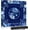 Blue Peony, variant on Mahjong Mat,31.5" x 31.5",Noise and Non-Slip Reducing Portable Mahjong Accessories with a Carrying Bag,Game Table Mat for Dominoes,Card Games,Board Games (Watercolor Bloom)