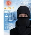 thumbnail image 2 of 2026 New Outdoor Winter Warm Hat Neckband Integrated Cycling Mask Sports, 3-in-1 Windproof Ski Mask One-Piece Hat, 2 of 9