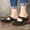 Black, variant on WIZUTIZ Bedroom Slippers Women Casual Retro Breathable Summer Shoes for Women Soft EVA Shower Shoes Shower Shoes Beach Slides Outdoor Flat Heel Yoga Mat Non-Slip Shower Shoes for Ladies