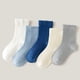 thumbnail image 1 of Cotton Solid Color Baby Socks for Boys and Girls, Lightweight Flexible Newborn to Toddler Socks for Daily Wear, 1 of 3