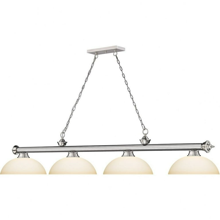 Z Lite 2306-4BN-MEB 4 x 60W Cordon Medium Dimmable Billiard Light, Electric  Blue