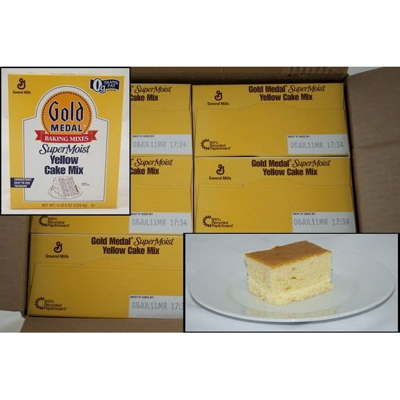 (Price/Case)Gold Medal Baking Mixes Supermoist Yellow Cake Mix 4.5 Pounds Per Box - 6 Per Case