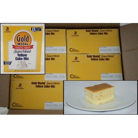 (Price/Case)Gold Medal Baking Mixes Supermoist Yellow Cake Mix 4.5 Pounds Per Box - 6 Per Case