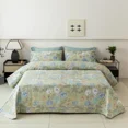 thumbnail image 1 of Colcha de algodón 100% en la cama, cubierta de cama con estampado de punto a cuadros, colcha doble y cubrecamas, colcha para parejas, 1 of 5