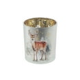 thumbnail image 1 of Glass Candleholder Deer Large - Set of 2, 1 of 3