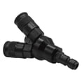 thumbnail image 3 of 2 Interstate Pneumatics FPM44-KA6 Aluminum Round Manifold Kit w/ (3) 3/8" Automotive Couplers & Plug, 3 of 3
