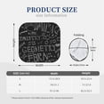 thumbnail image 3 of Naloa Black Scientific 2 Piece Foldable Car Sun Shades, Car Windshield Sunshade, Front Window Sunshade for Car, Truck, SUV - Large, 3 of 7