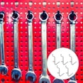 thumbnail image 4 of OULII 10 Pcs Cintres à Outils en Acier Inoxydable avec Design en V pour Garage et Atelier, 4 of 8