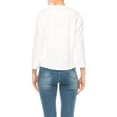 thumbnail image 5 of MOA COLLECTION Women's Open Front 3/4 Sleeve Fashion Jackets, 5 of 6