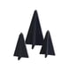 thumbnail image 1 of Vitrina de joyería para guardar tobilleras, collares, anillos, pulseras y pendientes. negro 3 piezas, 1 of 9