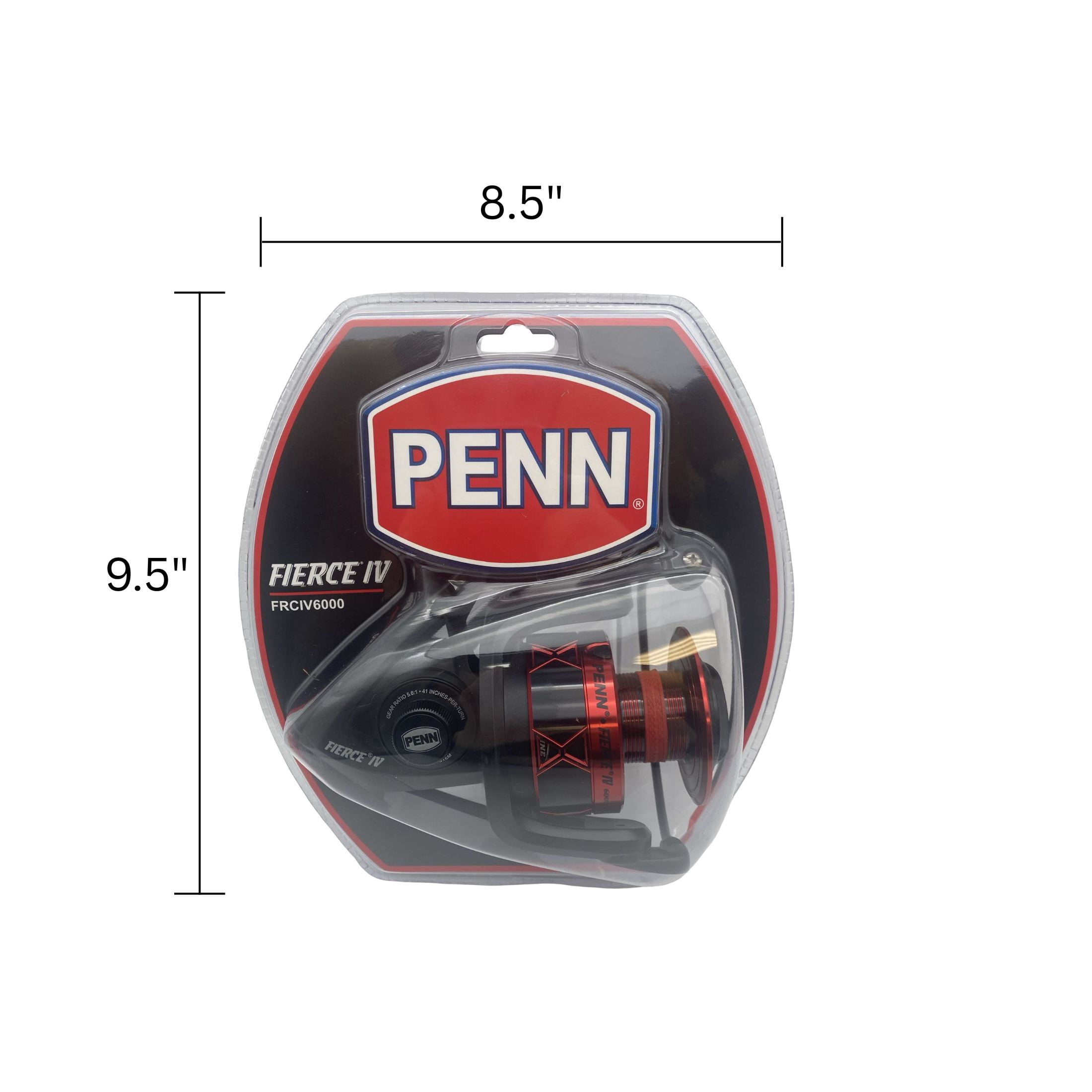 PENN Fierce IV 6000 Saltwater Spinning Reel, Full Metal Body, HT