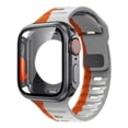 thumbnail image 1 of Correa de Silicona Deportiva con Case 360 de Vidrio Templado para Apple Watch, 1 of 5