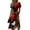 Red, variant on Women's Halloween Dresses Pumpkin Witch Hat Short Sleeve Spooky Sundress Bat Ghost V Neck Horror Midi Dresses, S