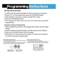thumbnail image 3 of 2PCS for Genie Garage Door Opener Keypads, -R -BX 37332R Overhead Garage Door Opener, Wireless Garage Door Keypad, 3 of 5
