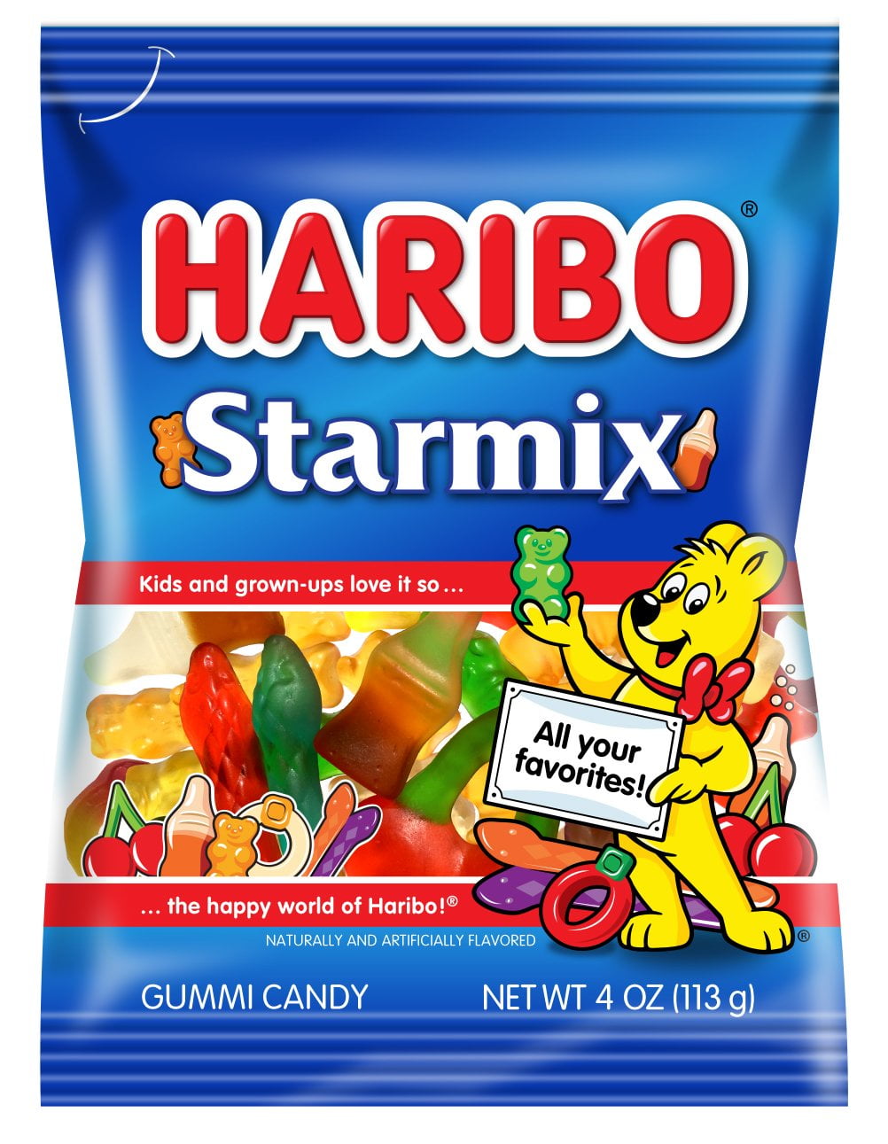 Starmix Gummi Candy, 4 Oz. Bag (Pack Of 12)