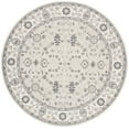 thumbnail image 2 of SAFAVIEH Restoration Vintage Eliot Floral Bordered Area Rug, Ivory/Silver, 6' x 6' Round, 2 of 7