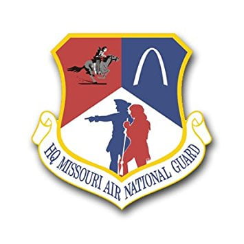 Missouri National Guard - MAGNET US Air Force Headquarters Missouri Air National Guard Decal Magnetic Sticker 3.8
