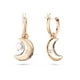 thumbnail image 4 of Pendientes Swarovski Sublima Moon multicolor en tono oro rosa, 4 of 6