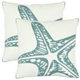 thumbnail image 4 of SAFAVIEH Whitney Novelty Pillow, 18" x 18", Blue, Set of 2, 4 of 5