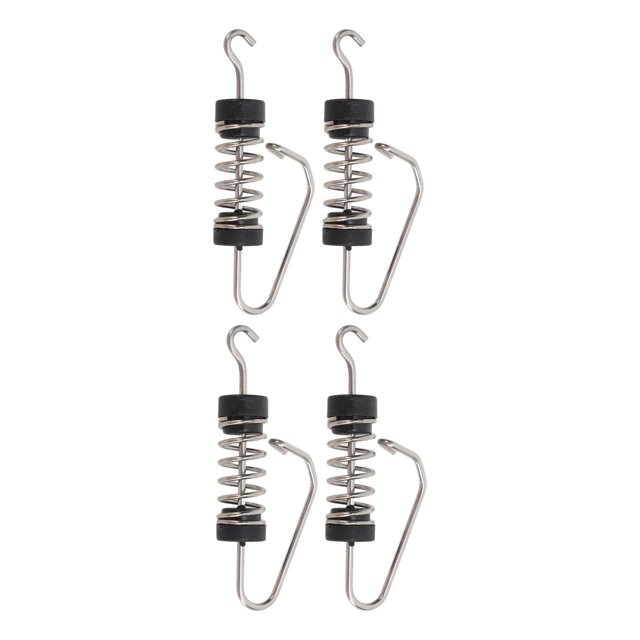 Fishing Flag Clips, Anti Slip Rust Easy Installatio 4 Pcs Flag Pole Ropes Clips For Halyards For Yachts