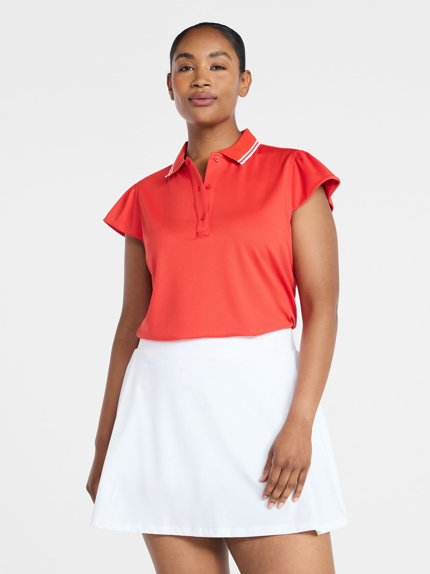 Avia Women's Golf Polo with Short Sleeves, Sizes XS-XXXL