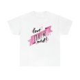 thumbnail image 2 of Love Is All We Need Custom Unisex Heavy Cotton Tee T-shirt, 2 of 9