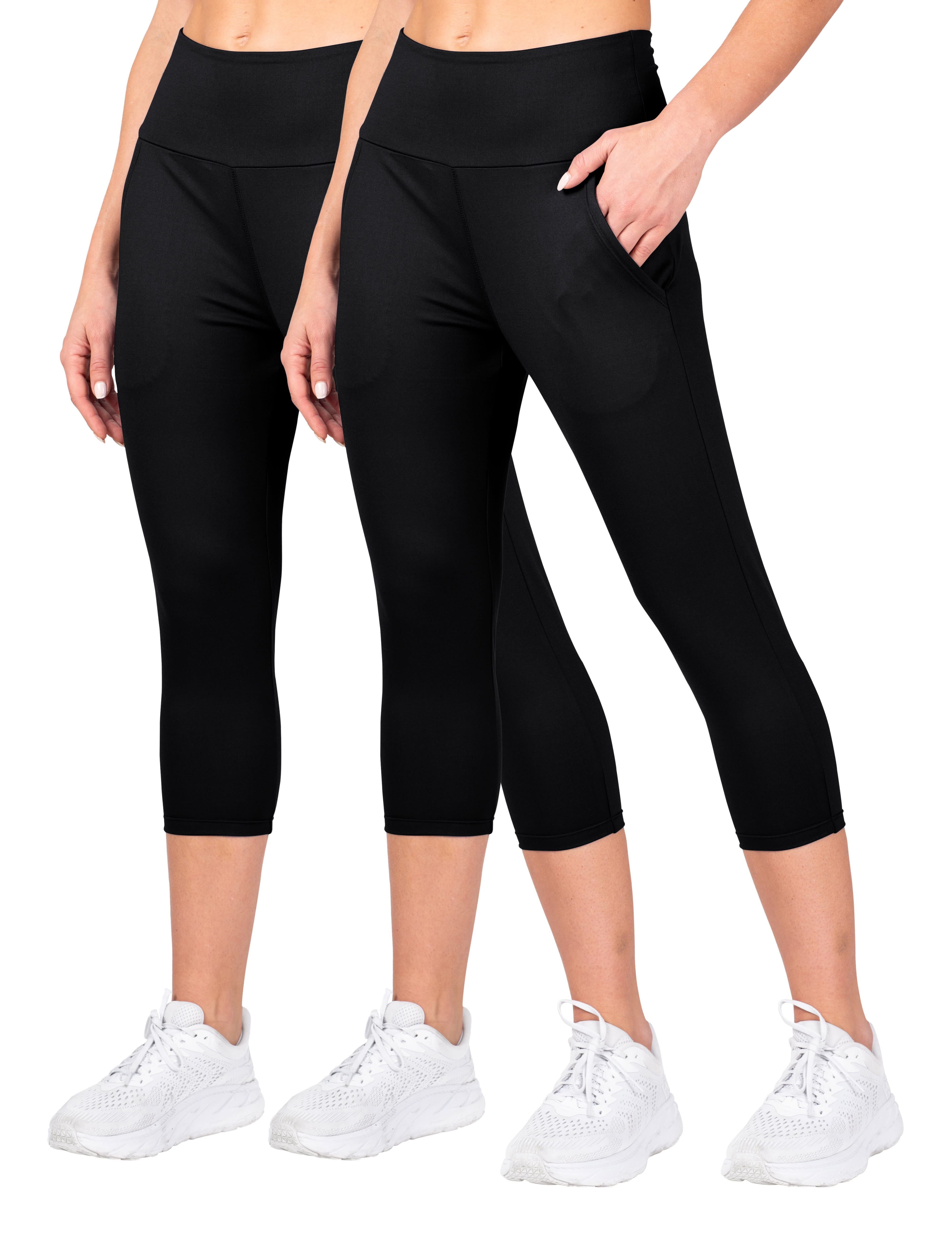 INERZIA 2 Pack Womens Cropped Joggers 