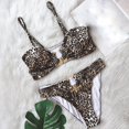 thumbnail image 3 of Traje de bikini de mujer Baoblaze Conjunto de Traje de baño de dos piezas con correa de espagueti, 3 of 6