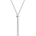 thumbnail image 7 of Bead Bolo Tie Pendant Necklace Silver Clavicle Chain Choker Simple Cool Necklace for Women Daily Wear And Gifting, 7 of 7