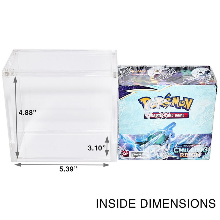 Pokemon Booster BLISTER Pack CASE *WITH STAND* Protective Magnetic