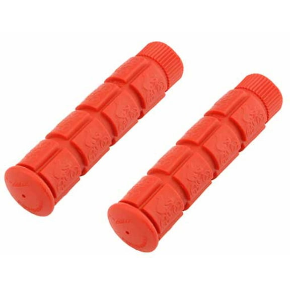 Track Grips Red. Bike grips, bicycle grips, track grips, fixie grips, lowrider grips, beach cruiser grips, mountain bike grips