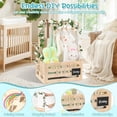 thumbnail image 3 of Armario para baby shower Jupwalz de madera con perchas y letras, 3 of 7