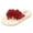 Red, variant on Women's Floral Platform Flip Flops Summer Boho Sandals with Big Flower Decoration Lightweight Non Slip Beach Thong Slippers for Vacation Gray Size 6