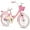 Pink & White, variant on Glerc Maggie Grils Bike, 20 Inch Kids Bicycle for 7-13 Years Old Chlidren, Princess Styles Kids Bikes with Rack & Basket & Kickstand, Pink