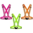 thumbnail image 1 of Reflective Vest Running Gear 3Pack, Adjustable Safety Vests High Visible Reflective Belt Straps, 1 of 4