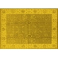 thumbnail image 1 of Ahgly Company Indoor Rectangle Oriental Yellow Traditional Area Rugs, 7' x 9', 1 of 4