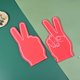thumbnail image 5 of Guantes de EVA, manos aplaudiendo, vamos, dedo de alegría, Copa del Mundo, grito de alegría, palma, 5 of 6
