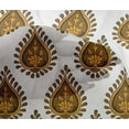 thumbnail image 5 of oneOone Viscose Chiffon Brown Fabric Block Sewing Craft Projects Fabric Prints By Yard 42 Inch Wide-D4, 5 of 5