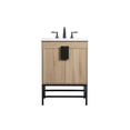 thumbnail image 3 of 24 inch single bathroom vanity in mango wood, 3 of 8