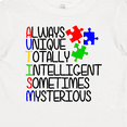 thumbnail image 4 of Inktastic Autism Awareness Acronym Boys or Girls Baby T-Shirt, 4 of 5