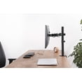 thumbnail image 3 of Single Arm Desk Mount for 13"-32" Monitor | Fully Adjustable, Rotates, Swivels and Tilts | Black, 3 of 8
