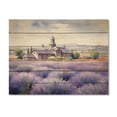 thumbnail image 3 of Designart "Lavender Hues Bringing Calmness III" Landscapes Print on Natural Pine Wood, 3 of 5