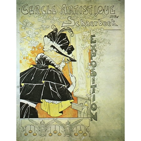 Annual Exhibition of Art  Henri Privat-Livemont was an artist born in Schaerbeek Brussels Belgium  He is best known for his Art Nouveau posters Poster Print by Privat
