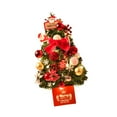 thumbnail image 3 of Mini de Navidad decorativo de mesa con luces (60 cm de alto) - Decoración navideña para la oficina, el escritorio, la estantería, el hogar y fie, 3 of 8